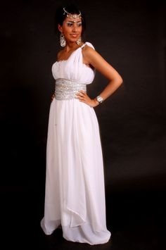 Robe blanche moderne