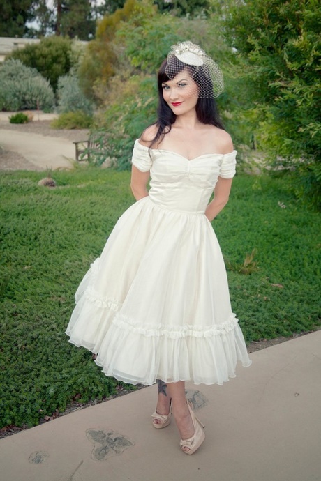 Robe de mariée année 50