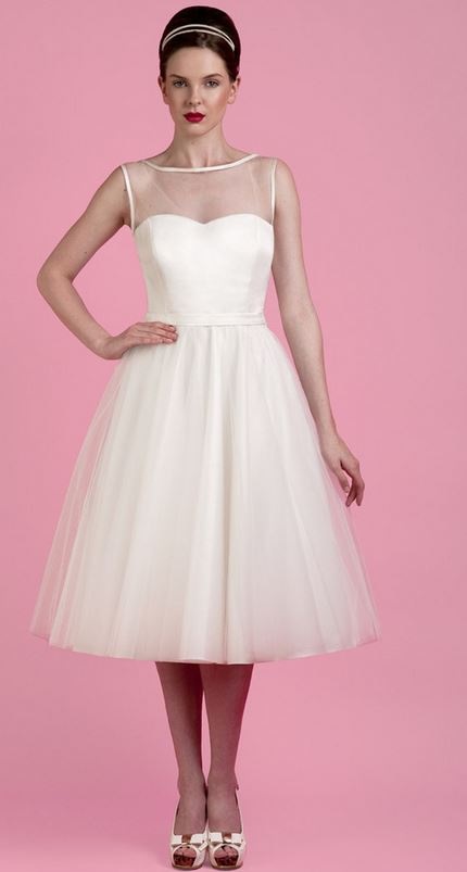 Robe de mariée vintage pin up