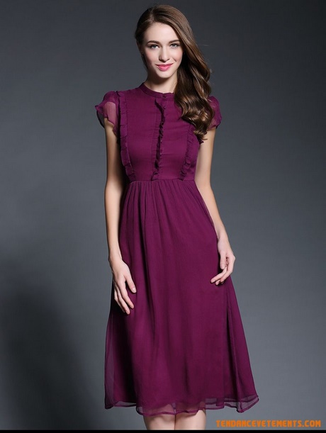 Robe femme violette