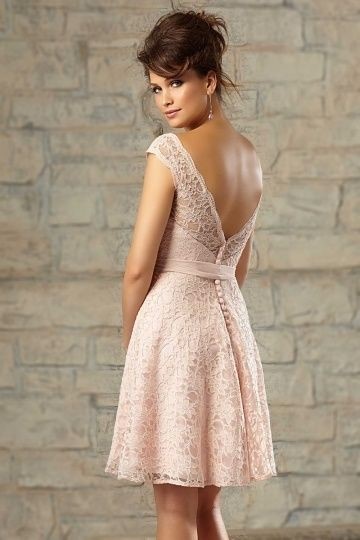 Robe fiancaille courte