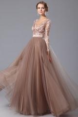 Robe longue tulle