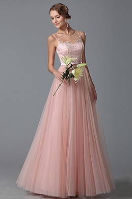 Robe longue tulle