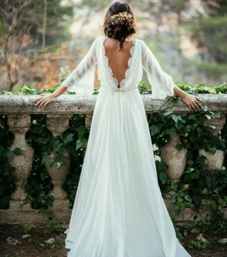 Robe mariée dos nu