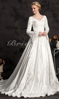 Robe mariée manche courte