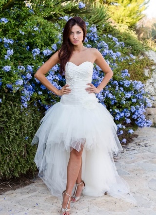 Robe mariée originale courte