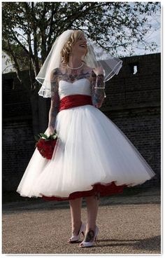 Robe mariée rockabilly