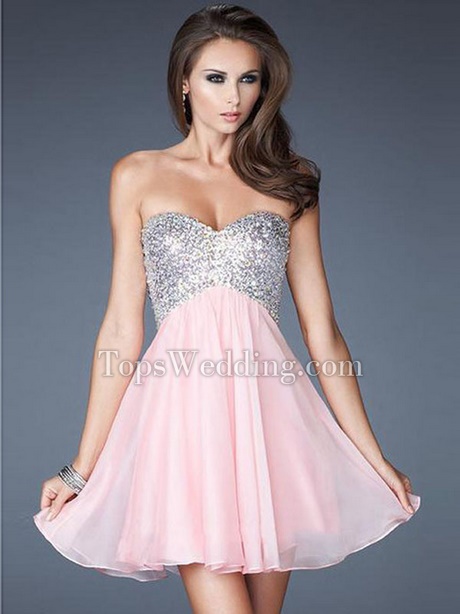 Robe rose paillette