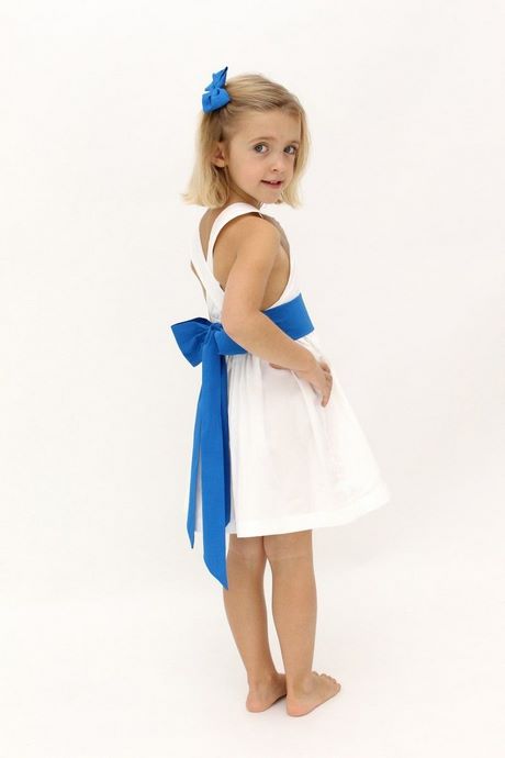 Robe bleu roi fille