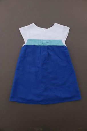 Robe bleu roi fille