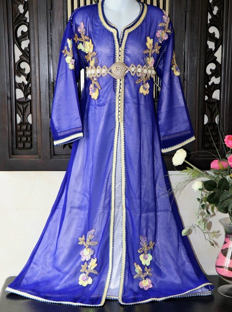 Robe bleu roi fille