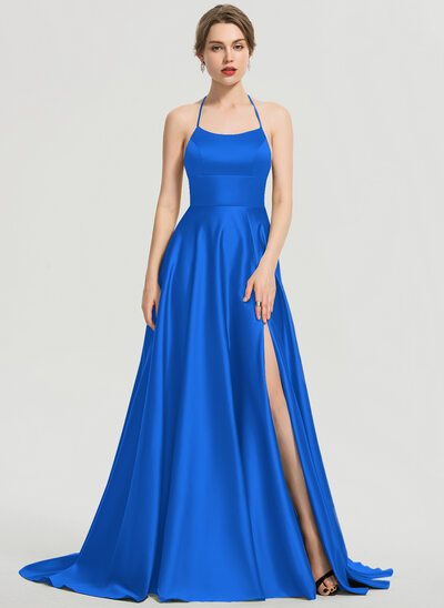 Robe de bal bleu royal