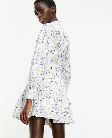Robe ecru manche longue