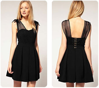 Petite robe noire pour les fetes