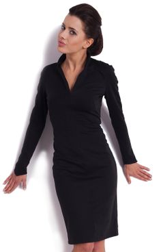 Robe manche longue noire