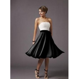 Robe soiree noir et blanc