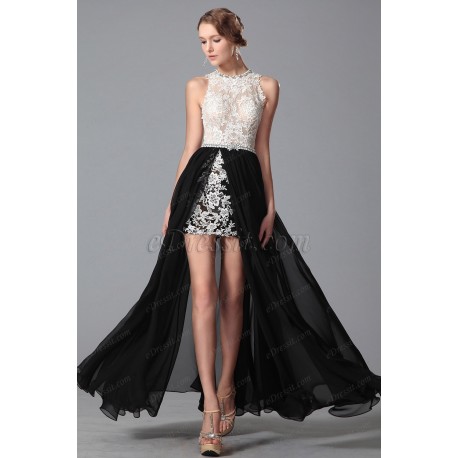 Robe soiree noir et blanc