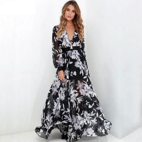 Belle robe longue ete