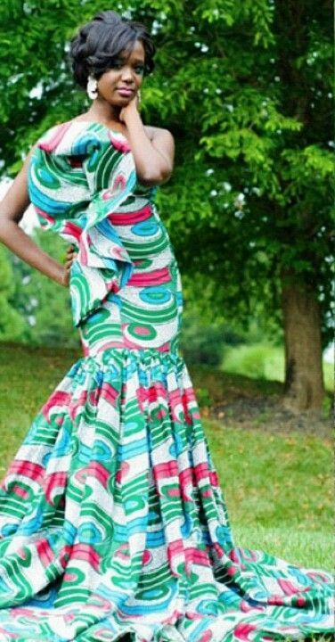 Mode africaine robe de soirée