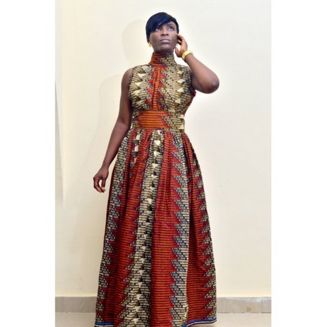 Model pagne africain robe longue