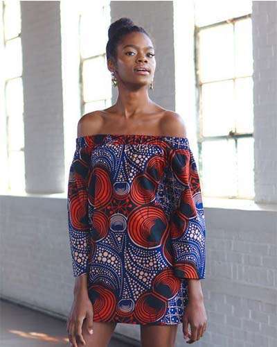 Model pagne africain robe longue