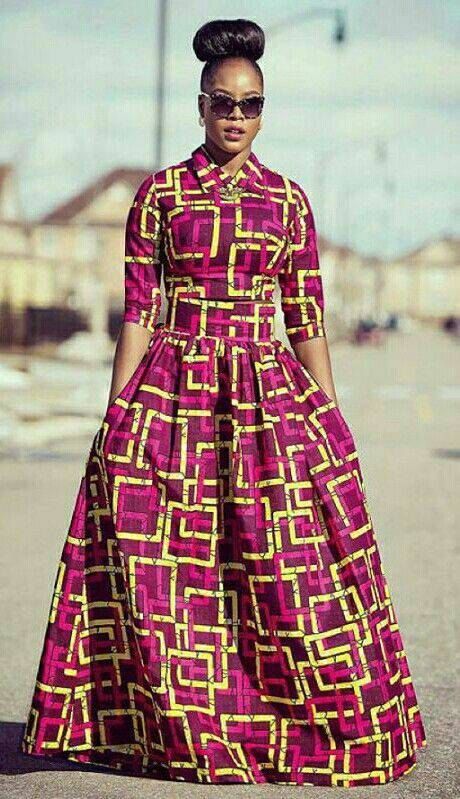 Modele robe africaine
