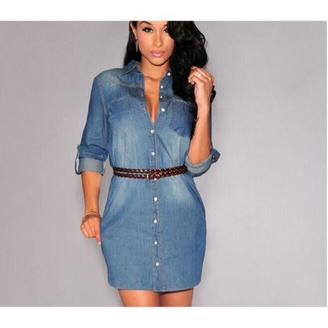 Modele robe jean