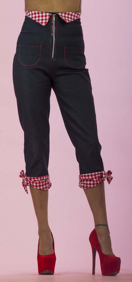 Pantalon pin up rockabilly