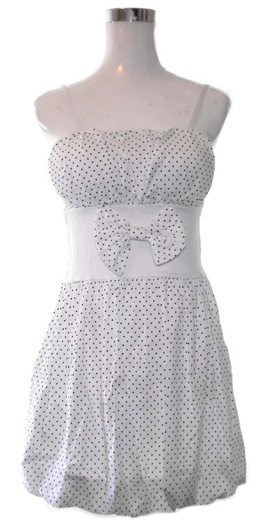 Robe blanche pin up