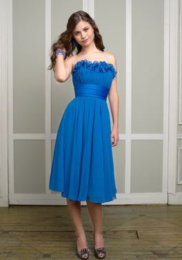 Robe bleu ete