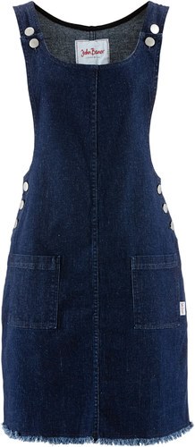 Robe chasuble en jean femme