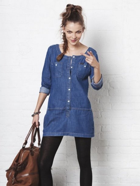 Robe courte jean