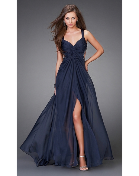 Robe de bal marine