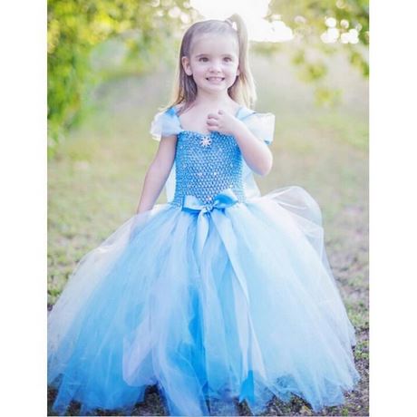 Robe de princesse bleu