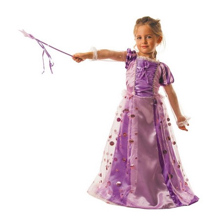 Robe de princesse fille rose