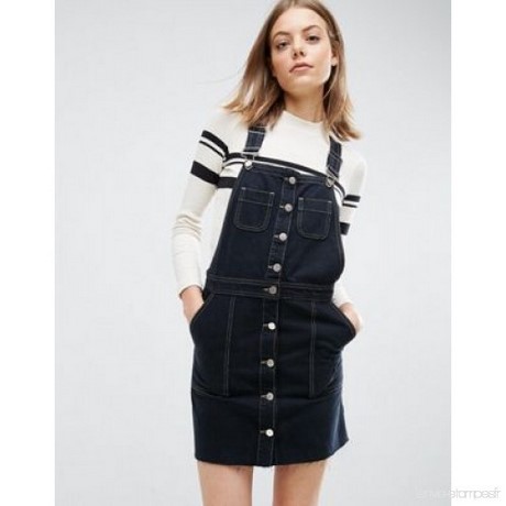 Robe denim brut