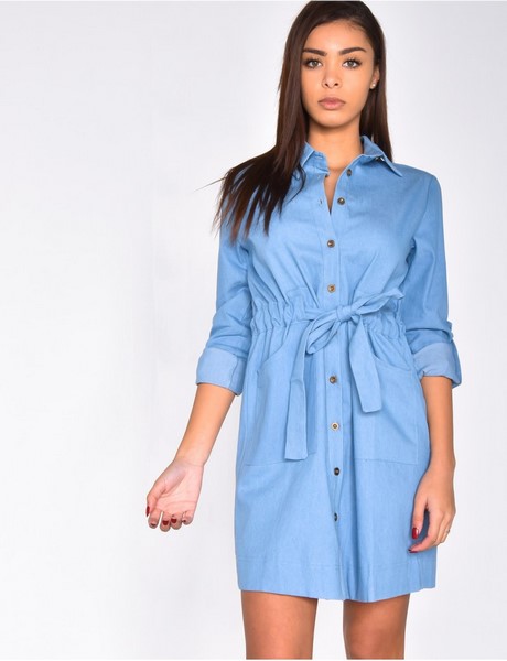 Robe effet jean