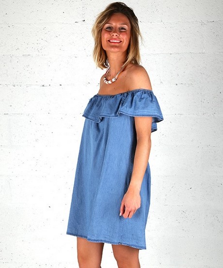 Robe effet jean