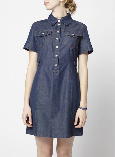 Robe en chambray