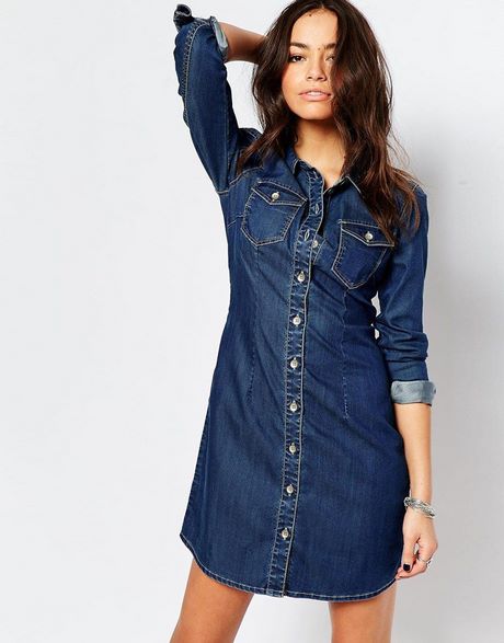 Robe en denim