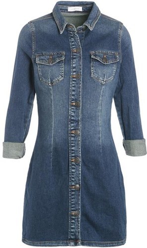 Robe en jean cache cache