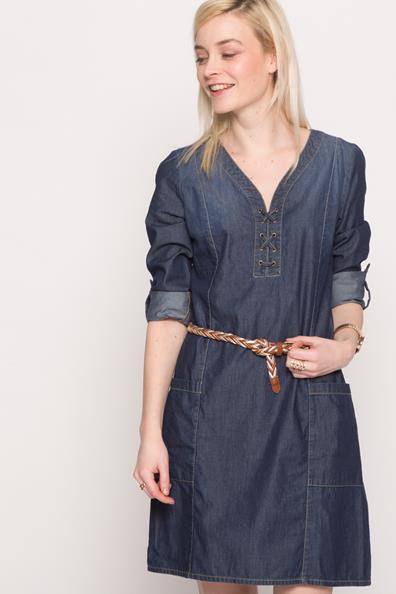 Robe en jean cache cache