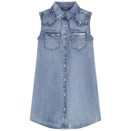 Robe en jean sans manche