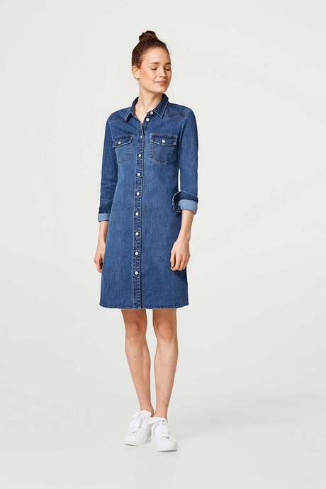 Robe en jean stretch