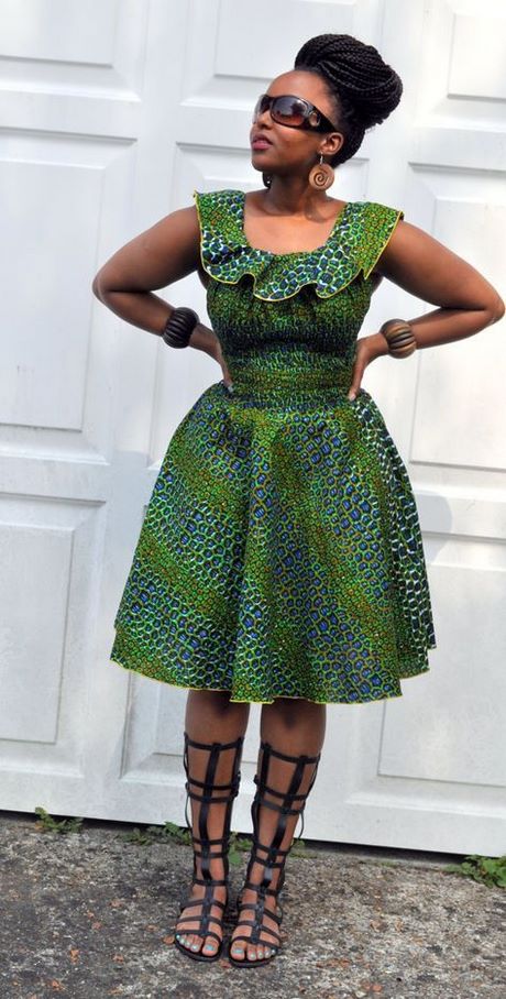 Robe en pagne africaine