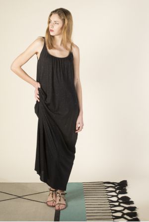 Robe ete longue noire