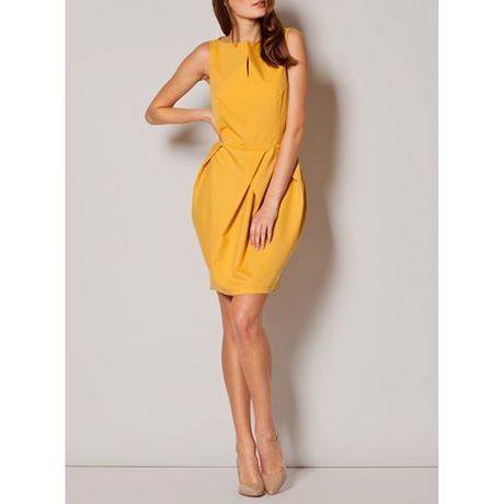 Robe fluide jaune