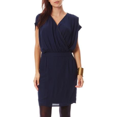 Robe hiver bleu marine