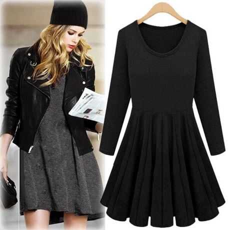 Robe hiver noire