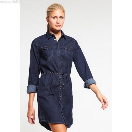 Robe jean brut